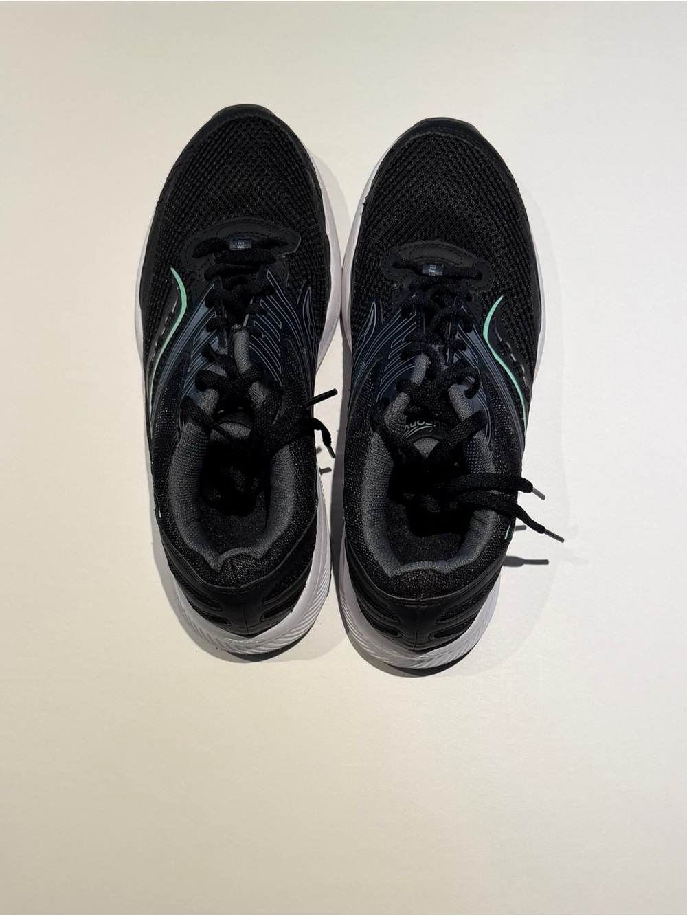Saucony Women's Cohesion 15 Running Shoes S10702-05 Black Meadow Sz 9 Worn 1X